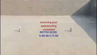 British Bond Completed High-Quality Swimming Pool Waterproofing Project
