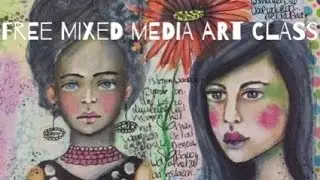 #1 Mixed media Art Journal page, 