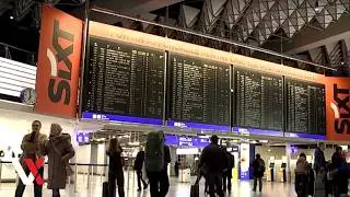 Забастовка Lufthansa привела к отмене рейсов и оставила 70 000 пассажиров в Германии в затрудните...