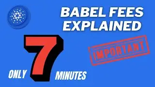 BABEL FEES Explained in 7 MINUTES: WHAT IS A BABEL FEE AND HOW DOES IT HELP CARDANO?