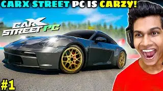 FINALLY PLAYING CARX STREET ON PC! 😍🔥- CARX STREET PC GAMEPLAY #1 