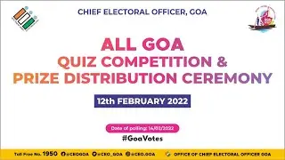 All Goa Quiz Competition and Prize Distribution Ceremony