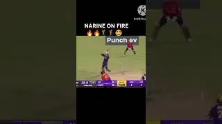 NARINE ON FIRE 🔥🔥🏌️🏌️||TATA IPL||#trending ||#viralshort ||#cricket #subcribemychannel