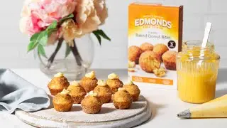 How to Make Lemon Curd & Cream Donut Bites
