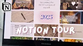 the ultimate 2025 notion tour as a current med student | how I organize my life + 2025 goal planning