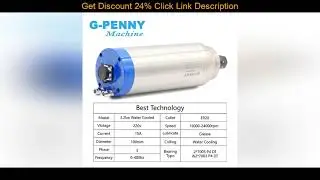 Top CNC stone working 220v ER20 3kw Water-cooled spindle 3kw spindle motor water cooling engraving