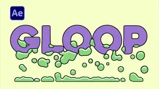 Gloopy Liquid Text in After Effects | Text Animation Tutorial