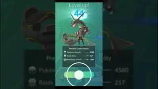 Level Up to 44 Pokemon Go #shorts
