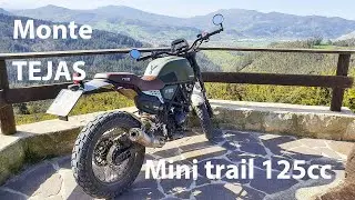 La mejor ruta en moto Scrambler, espectacular, ¿se puede hacer minitrail con la mitt ds Scramler? Sí