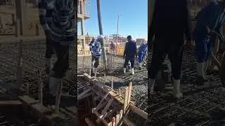 ‏‏🏗️👷‍♂️ من موقع العمل مباشرة تم بحمد الله إنجاز أعمال صب سقف البدروم في القطعة رقم ٥١ فى المجاورة ٨