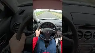 0-100 Mazda 6 Sport 1.8 - 120 HP (2003) #shorts #viralvideo #acceleration #speed #car #bestcar #top