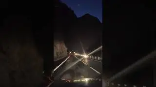 Night to Morning 🌄 Road trip 😴#shortsfeed #travel #adventure #mountains#roadtrip #explorefeed#reels