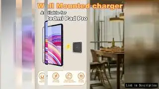 EMONITA 18W Magnetic Wall Mount with iPad Case Foldable, Desk Use, Mount Dock Base Strong Magnetic,