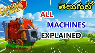 Siege Machines In Telugu||Work Shop Machines in Telugu|| COC Telugu|| Clash of Clans Telugu