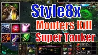 DotA 1 Goblin Shredder Monters Kill Super Tanker-DotA 6.83d Style8x