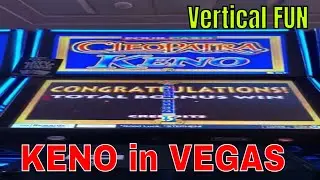 15 Minutes of KENO Cleopatra - Caveman 4 Card ✅ Vertical!