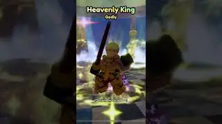 Evolving King of heroes(Heavenly Sword) into Heavenly king Godly|Anime last stand #roblox #gaming