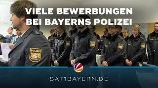 Polizei in Bayern: Viele Bewerbungen f&uuml;r Ausbildung und Studium