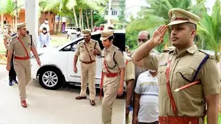 Siddharth Kaushal Ips Taking Charge as Krishna SP || State Politics