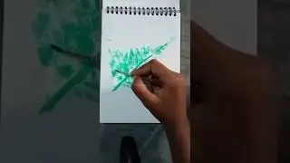 #shortvideo #leaf painting