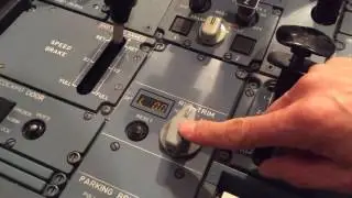 Rudder trim display