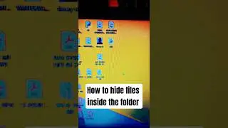 How to hide files inside the folder #computer #technicalasif #viral #trending #enjoy
