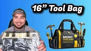 16-Inch Waterproof Tool Bag Review - MoKo Heavy Duty Organizer with Multi-Pockets & Hard Base