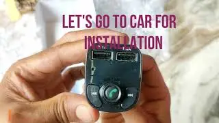 CARx8 Bluetooth Wireless Car FM Transmitter Charger with Handsfree Calling Review Unboxing & Install