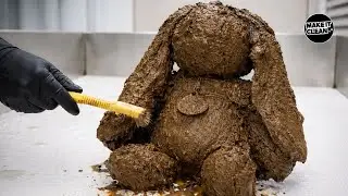 So Satisfying Mud Cleaning ASMR | Deep Clean a Filthy Plush Toy