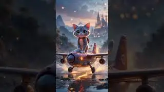 Luna's Magical Flight Adventure ✨ | 3D Anime Short for Teens 🏰 ✈️