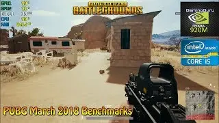 PUBG March 2018 | Playing with a Squad on Nvidia 920m / 920mx