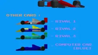 Winning Run '91 (Namco 1991)  Attract Mode 60fps