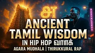 Ancient Tamil Wisdom in Hip Hop 🔥  Agara Mudhala  Thirukkural Rap