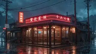 Rainy Lights of a Lonely Alley | Deep Lofi Vibes for Focus