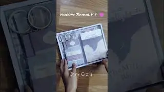 Purple journal kit unboxing 💜 #unboxing #trending #shinycrafts #viralvideo #shorts #asmr #journal
