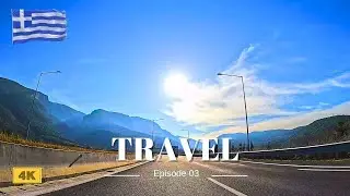 Driving in Greece : Katerini Larissa  (E75) | 4K | (Winter 2024)