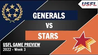 Generals vs Stars Preview and Prediction - 2022 USFL Week 3 Game Predictions