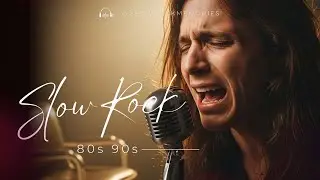 Slow Rock Music 80s 90s &bull; Rainy Window Rock & Gentle Echoes