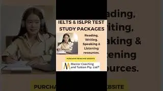 IELTS and ISLPR Test Study Packages. Get exam-ready and ace your tests with our study materials!