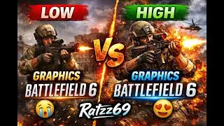 Direct & Clean: Battlefield 6: LOW vs HIGH vs ULTRA vs OVERKILL Graphics | Ratzz69 Gameplay