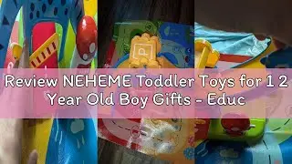 Review NEHEME Toddler Toys for 1 2 Year Old Boy Gifts - Educational Dinosaur Slide Set with 4 Color/