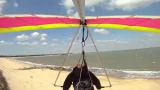 Vol en deltaplane à la plage de la Chambrette
