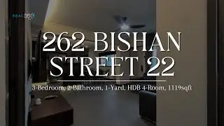 262 Bishan Street 22: 3-Bedroom HDB Flat | Virtual Tour by Real360