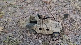 1/18 Sand Camo Striped Humvee GI Joe