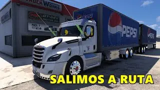 SALIMOS A RUTA CON EL MAMALON CASCADIA FREIGHTLINER  CARGA PEPSI ATS 1.57