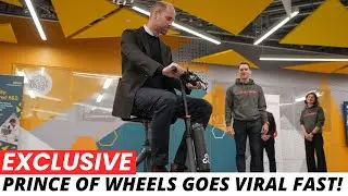 Prince William&rsquo;s SPEED Joke Goes Viral During Surprise Scooter Test!