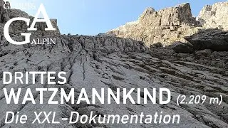 Drittes Watzmannkind (2.209 m) durchs Watzmannkar - Familienbesuch beim Watzmann