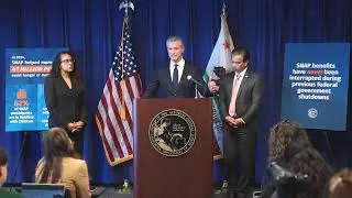Gov. Newsom and Attorney General suing Trump administration over blocked SNAP benefits