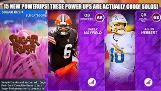 SUGAR RUSH PROMO PT.2 COMING! 15 NEW PU'S! THESE POWER UPS ARE ACTUALLY GOOD! 3 FREE PU'S| MADDEN 21
