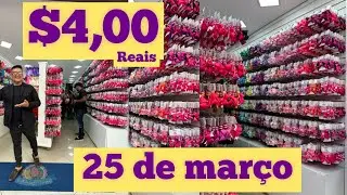 ENCONTREI NA 25 DE MARÇO UM FABRICANTE DE TIARAS & LAÇOS  DE LUXO COM INTES A PARTIR DE $4 REAIS
